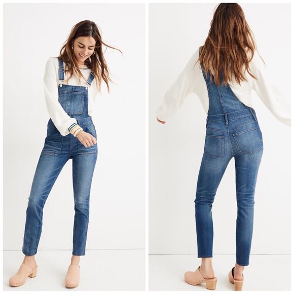 Madewell Women's Skinny Overalls in‎ Jansing Wash Size XS - Picture 1 of 7